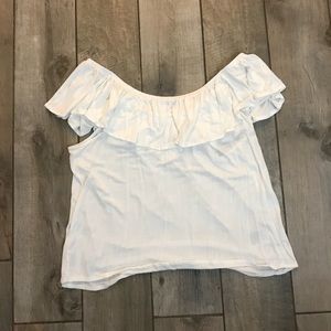 Off-the-shoulder White Top